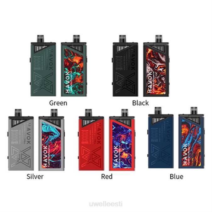 best UWELL flavours - UWELL HAVOK V1 komplekt 65w hõbedane N44R189