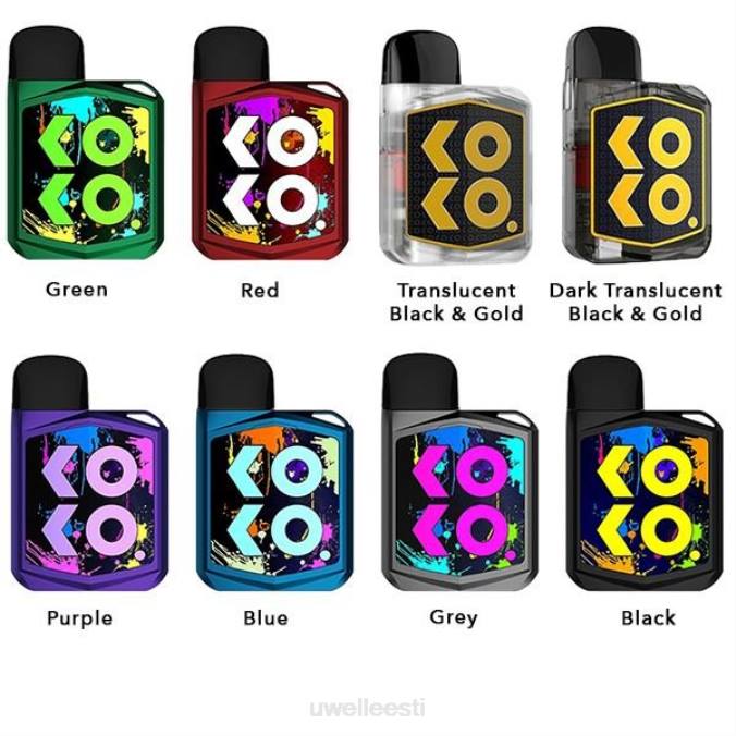 UWELL e cigarette - UWELL CALIBURN KOKO PRIME pod komplekt 15w must N44R178