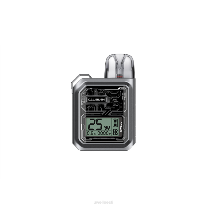 UWELL vape disposable - UWELL CALIBURN GK3 pod süsteem hõbedane N44R171