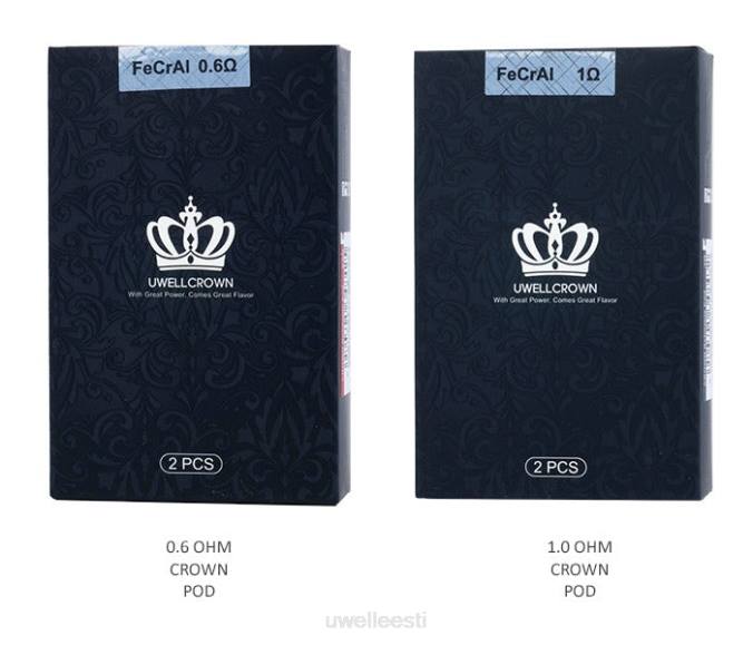 UWELL vape price - UWELL CROWN kaunad (2 pakki) 0,6 oomi N44R265