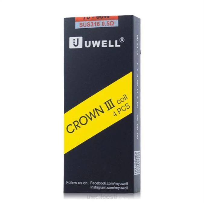 UWELL Eesti - UWELL CROWN 3 rullid (4-pakk) 0,4 oomi N44R92