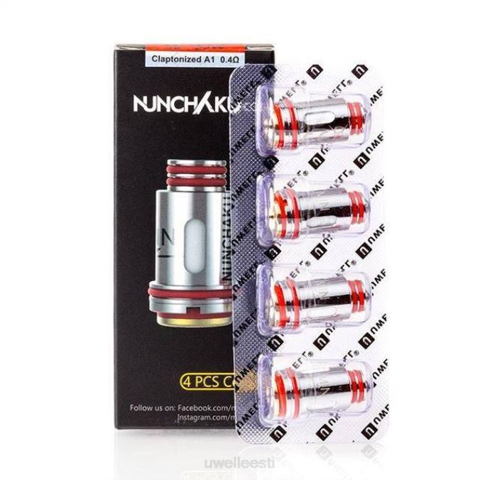 UWELL vape disposable - UWELL NUNCHAKU rullid (4-pakk) 0,25 oomi N44R261