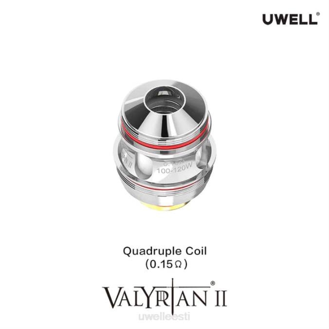 UWELL vape disposable - UWELL VALYRIAN 2 asenduspoolid (2-pakk) neljakordne 0,15 oomi N44R31